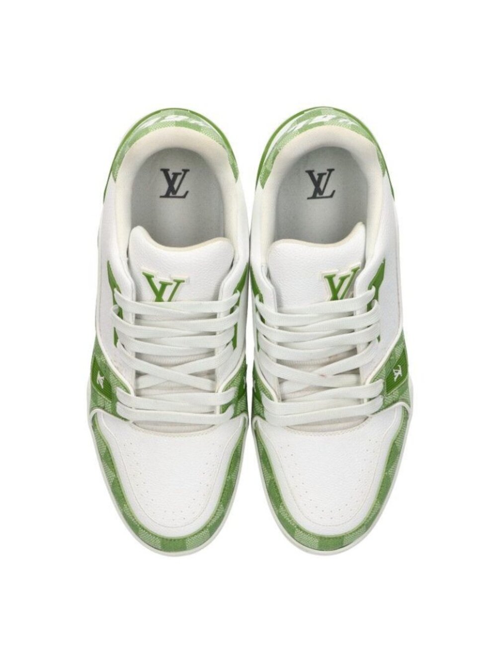 Louis Vuitton LV Sneakers Damier Pattern Golf Leather Sneakers - Picture 3 of 4